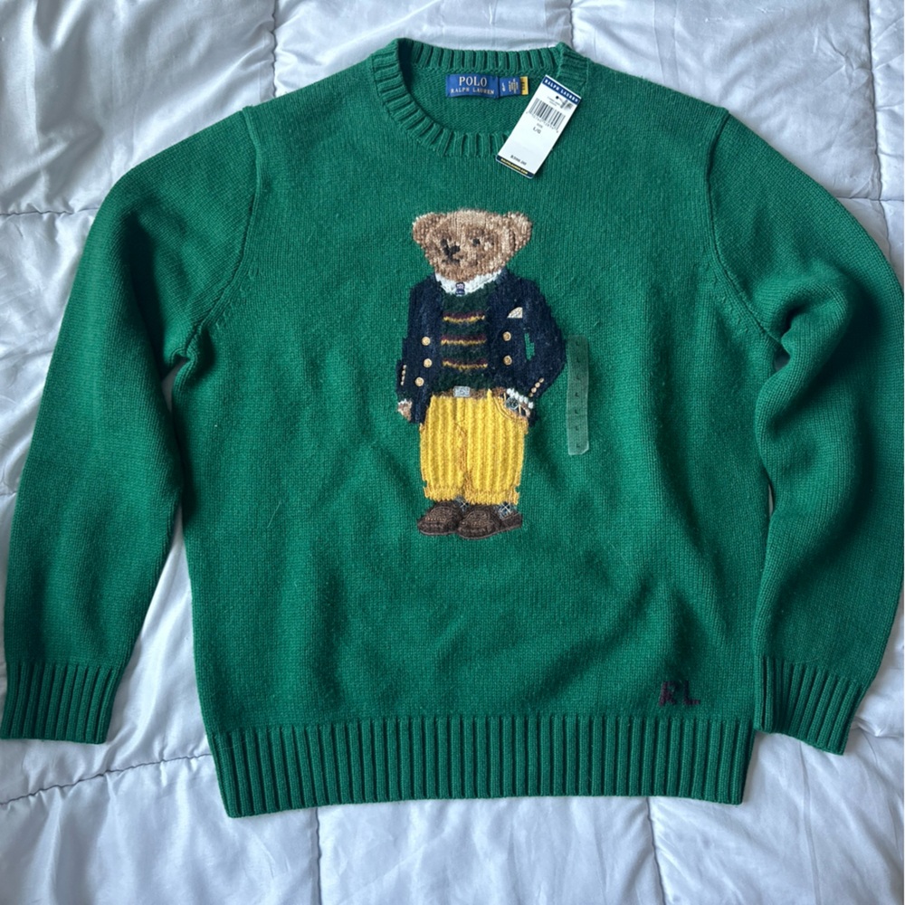 RL Polo Bear Sweater size L.